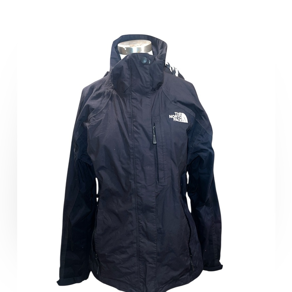 THE NORTH FACE| WOMENS BLACK HYVENT WATERPROOF HOUNDSTOOTH JACKET MED